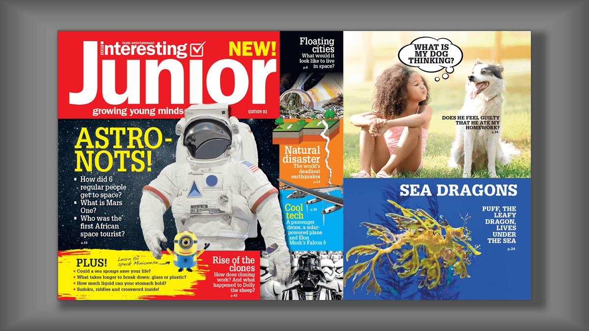 Meet the new <i>Very Interesting Junior</i> magazine: edutainment for kids and tweens