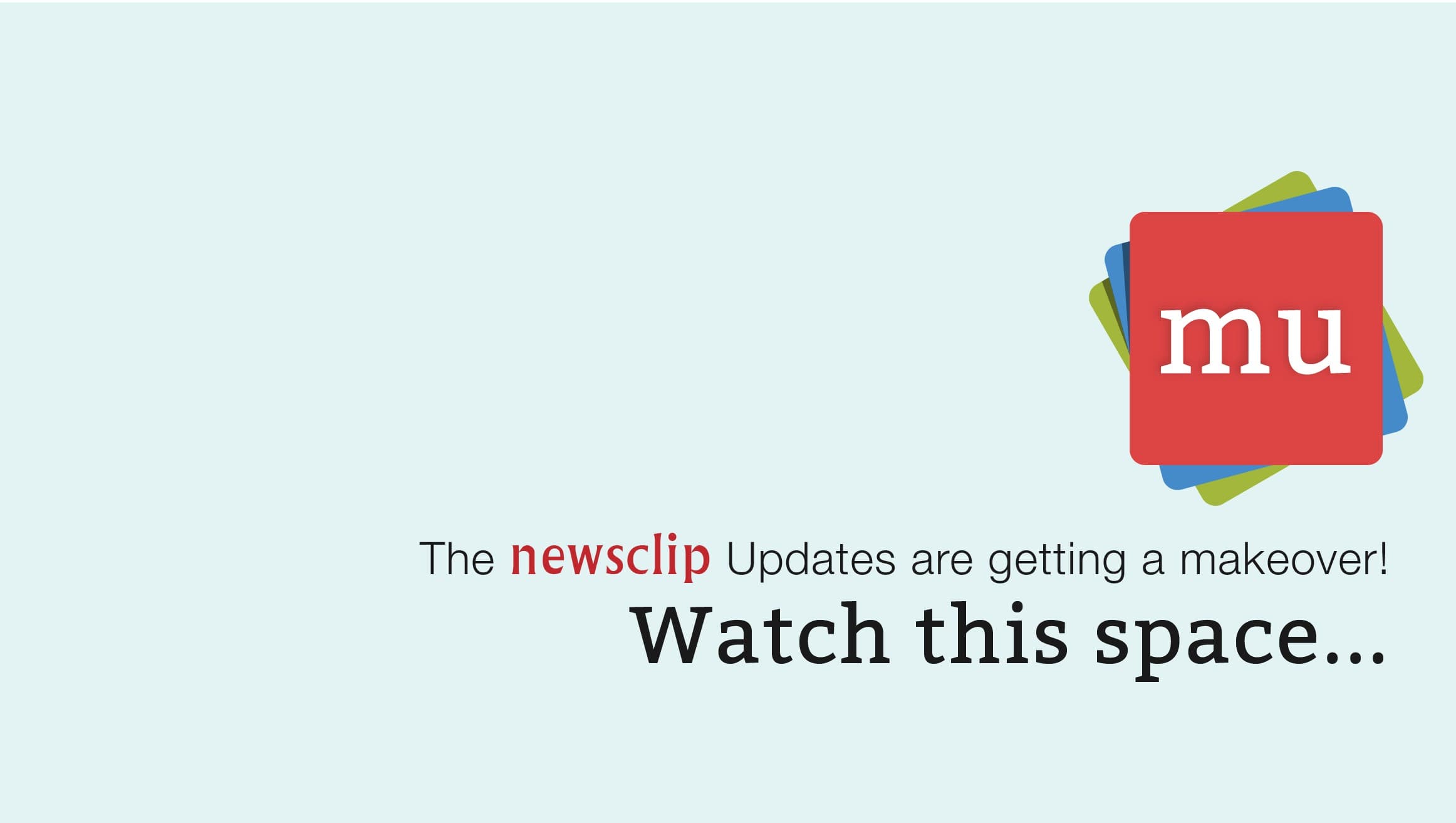 It’s here: <i>media update</i> is all shiny and new
